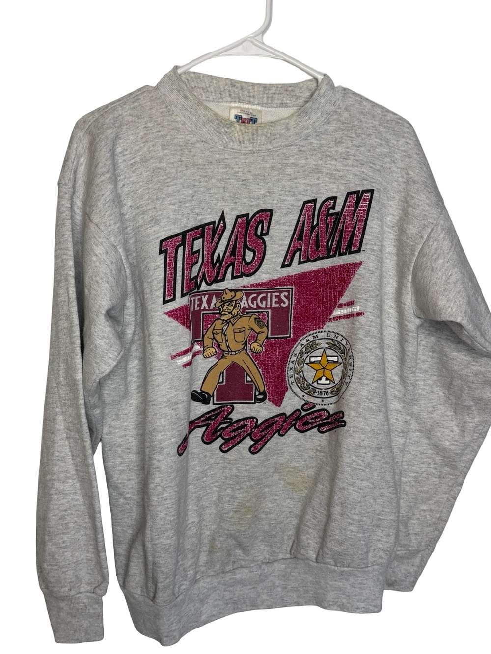 🩶 Vintage TNT Texas A&M Aggies Graphic Crewneck Sweatshirt Adult XL NCAA 🏈